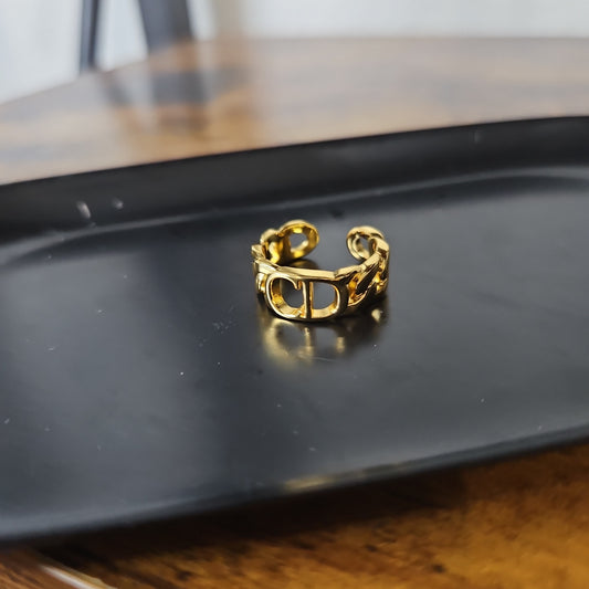 Gold CD ring