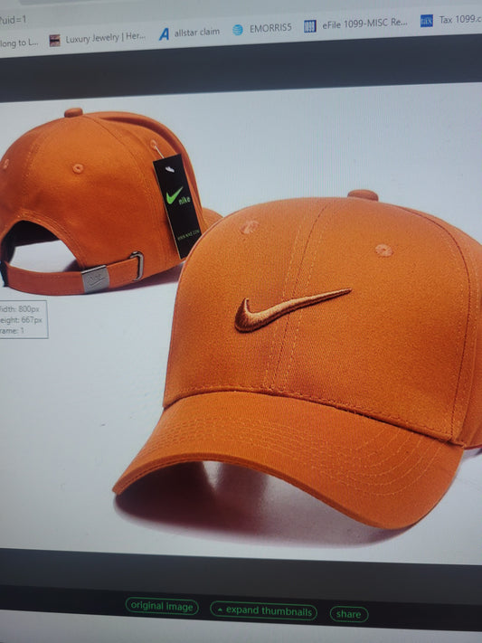 Orange Nik Hat