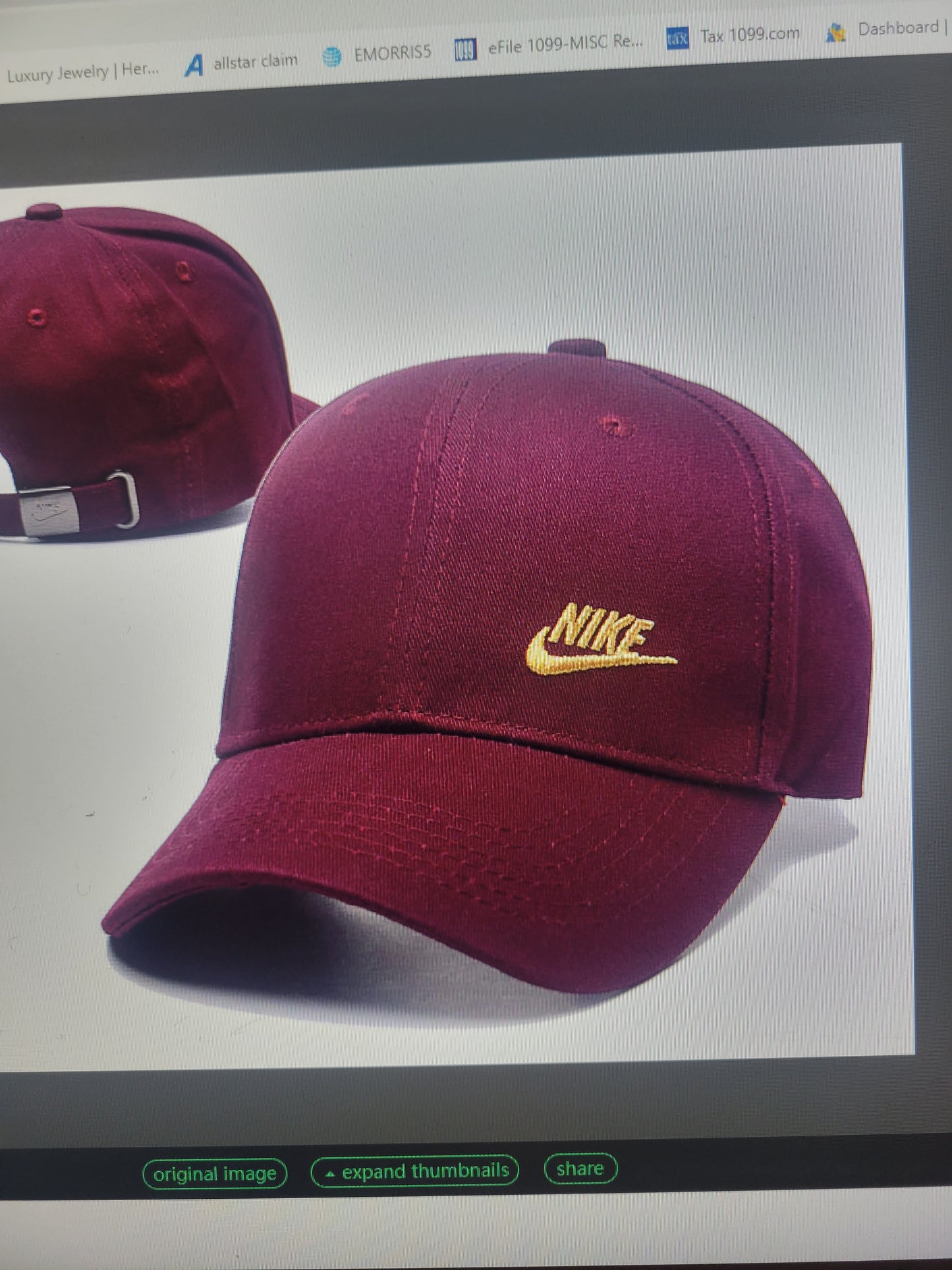 Burgundy  Hat